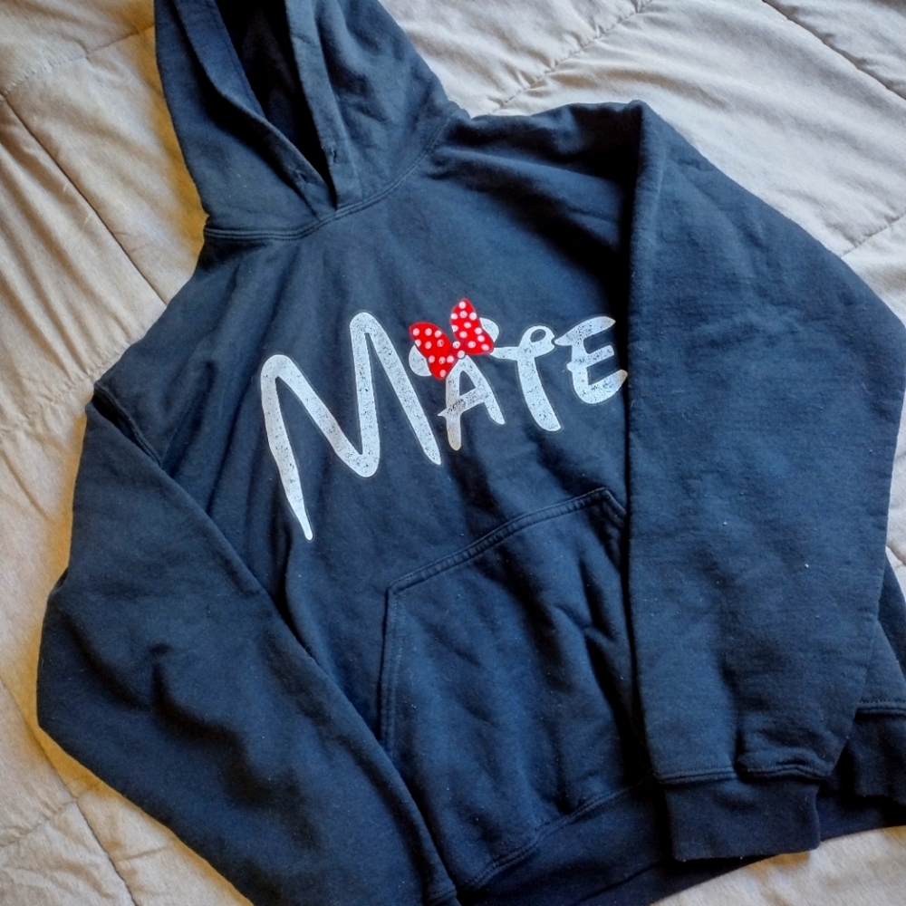 Black "MATE" Couples Sweater